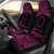 Cook Islands Polynesian Custom Personalised Car Seat Covers - Pride Pink Version Universal Fit Pink - Polynesian Pride
