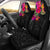 Polynesian Car Seat Covers - Hibiscus Pattern Universal Fit Black - Polynesian Pride