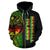 Marshall Islands Polynesian Zip up Hoodie Reggae Line - Polynesian Pride