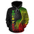 Marshall Islands Polynesian Custom Hoodie Coconut Reggae - Polynesian Pride