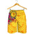 Polynesian Hawaii Kanaka Maoli Men's Shorts - Hibiscus Flowers & Polynesian Patterns - Polynesian Pride