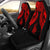 New Caledonia Polynesian Car Seat Covers Pride Seal And Hibiscus Red Universal Fit Red - Polynesian Pride