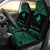 Papua New Guinea Polynesian Car Seat Covers - Pride Green Version Universal Fit Green - Polynesian Pride