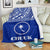 Chuuk States Premium Blanket - Micronesian Blue Version White - Polynesian Pride