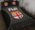 Fiji Quilt Bed Sets - Tapa Pattern Sport Style Black - Polynesian Pride