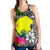 Palau Women Racerback Tank - Turtle Plumeria Banana Leaf - Polynesian Pride