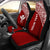 Hawaii Custom Personalised Car Seat Covers - Kanaka Maoli Polynesian Curve Red Universal Fit Red - Polynesian Pride