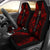 Vanuatu Car Seat Covers - Polynesian Tattoo Red Universal Fit Red - Polynesian Pride