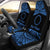Cook Islands Polynesian Car Seat Covers - Pride Blue Version Universal Fit Blue - Polynesian Pride