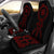 Papua New Guinea Car Seat Covers - Papua New Guinea Coat Of Arms Polynesian Tribal Red Universal Fit Black - Red - Polynesian Pride