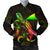 Tokelau Polynesian Men's Bomber Jacket - Turtle With Blooming Hibiscus Reggae Reggae - Polynesian Pride