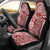 Polynesian Car Seat Cover - Polynesian Tattoo 02 Universal Fit Red - Polynesian Pride