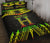 Hawaii Quilt Bed Set - Reggae Hawaii Tribal Polynesia Tattoo - Polynesian Pride