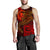 Chuuk Men's Tank Top - Red Shark Polynesian Tattoo - Polynesian Pride