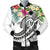 Marshall Islands Polynesian Men's Bomber Jacket - Summer Plumeria (White) White - Polynesian Pride