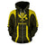 Hawaii Kanaka Polynesian Zip up Hoodie Yellow - Polynesian Pride