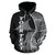 Tokelau Polynesian Custom Zip up Hoodie Coconut Black - Polynesian Pride