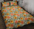 Tropical Flowers Hibiscus Pink Yellow Quilt Bed Set - Polynesian Pride