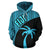 Fiji Tapa Hoodie Fiji Coconut Tree - Polynesian Pride