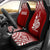 New Caledoni Car Seat Covers - New Caledoni Coat Of Arms Polynesian Tattoo Fog Red Universal Fit Red - Polynesian Pride