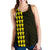 Hawaii Kakau Polynesian Kanaka Map Women's Racerback Tank - Yellow - Polynesian Pride