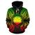 Northern Mariana Islands Polynesian ll Over Hoodie Map Reggae - Polynesian Pride