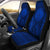 Palau Car Seat Cover - Palau Seal Polynesian Tattoo Blue Universal Fit Blue - Polynesian Pride