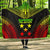 Gambier Islands Polynesian Chief Hooded Blanket - Reggae Version Hooded Blanket Reggae - Polynesian Pride