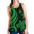 New Caledonia Women's Racerback Tank - Green Tentacle Turtle - Polynesian Pride