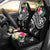 Wallis and Futuna Polynesian Car Seat Covers - Summer Plumeria (Black) Universal Fit Black - Polynesian Pride