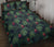 Tropical Monstera Leaf Green Quilt Bed Set Art - Polynesian Pride