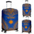 Marshall Islands Flag Polynesian Chief Luggage Cover Blue - Polynesian Pride