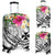 Wallis and Futuna Polynesian Luggage Covers - Summer Plumeria (White) - Polynesian Pride