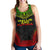 Wallis And Futuna Women's Racerback Tank - Polynesian Chief Reggae Version Art - Polynesian Pride