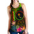 Chuuk Polynesian Women's Racerback Tank - Hibiscus and Banana Leaves - Polynesian Pride