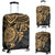 American Samoa Polynesian Luggage Cover - Gold Turtle - Polynesian Pride