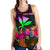 Polynesian Hawaii Personalised Kanaka Maoli Women's Racerback Tank - Summer Hibiscus - Polynesian Pride