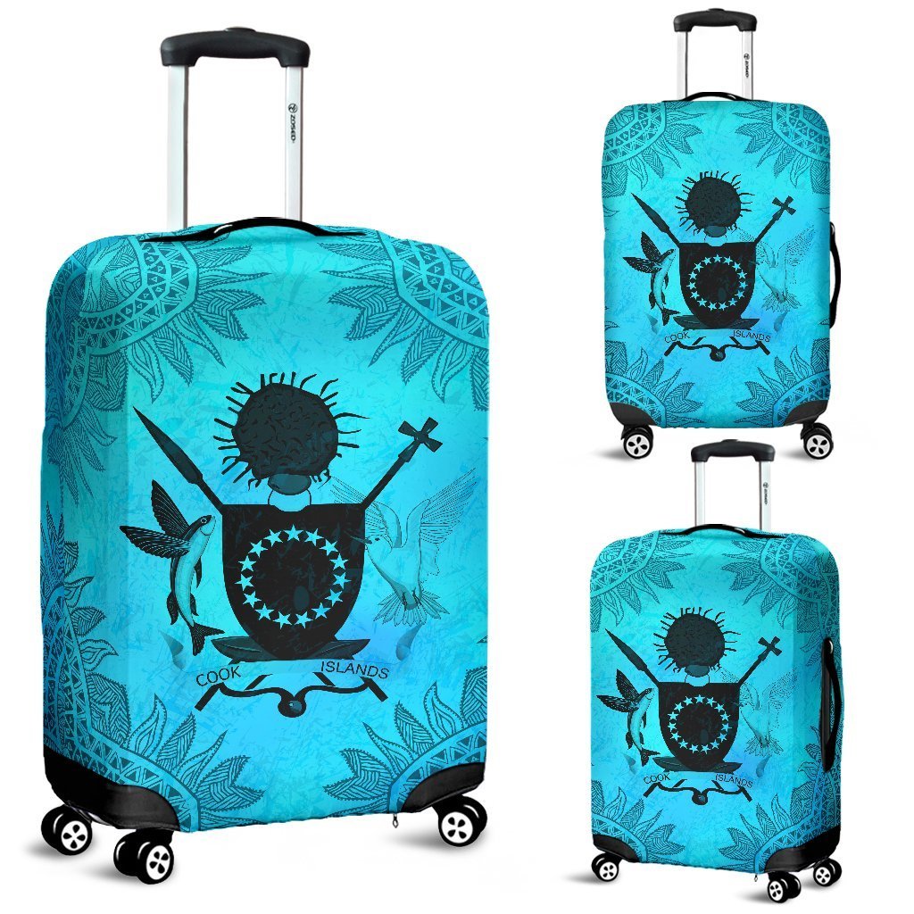 Cook Islands Luggage Turquoise Art - Polynesian Pride