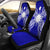 Nauru Car Seat Cover - Nauru Flag Map Blue Universal Fit Blue - Polynesian Pride