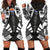 Tahiti Hoodie Dress - Polynesian Tattoo Black Black - Polynesian Pride