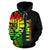 Tahiti (French Polynesia) Polynesian Hoodie Reggae Line - Polynesian Pride