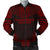 Marquesas Islands Polynesian Chief Men's Bomber Jacket - Red Version Red - Polynesian Pride