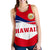 Hawaii Flag Women's Racerback Tank - Reg Style - Polynesian Pride