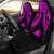 Tokelau Polynesian Car Seat Covers Pride Seal And Hibiscus Pink Universal Fit Pink - Polynesian Pride