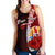 Tahiti Polynesian Custom Personalised Women's Racerback Tank - Coat Of Arm With Hibiscus - Polynesian Pride