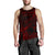 American Samoa Men's Tank Top - Nu'uuli Red Polynesian Patterns - Polynesian Pride