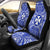 Wallis and Futuna Car Seat Cover - Wallis and Futuna Coat Of Arms Polynesian Flag Color Universal Fit Blue - Polynesian Pride