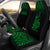 New Caledoni Car Seat Covers - New Caledoni Coat Of Arms Polynesian Tattoo Fog Green Universal Fit Green - Polynesian Pride