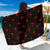 Kanaka Maoli Sarong Regal AH Sarong 112x168cm Red - Polynesian Pride