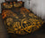 Guam Polynesian Quilt Bed Set - Gold Turtle Homeland GOLD - Polynesian Pride